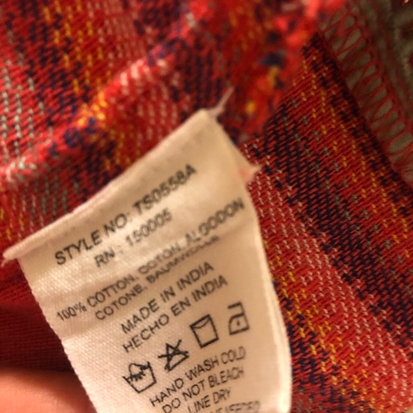 NWT dRA striped off shoulder blouse - Picture 8 of 8